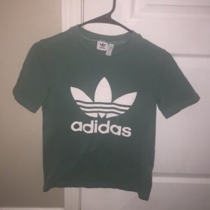 teal adidas shirt